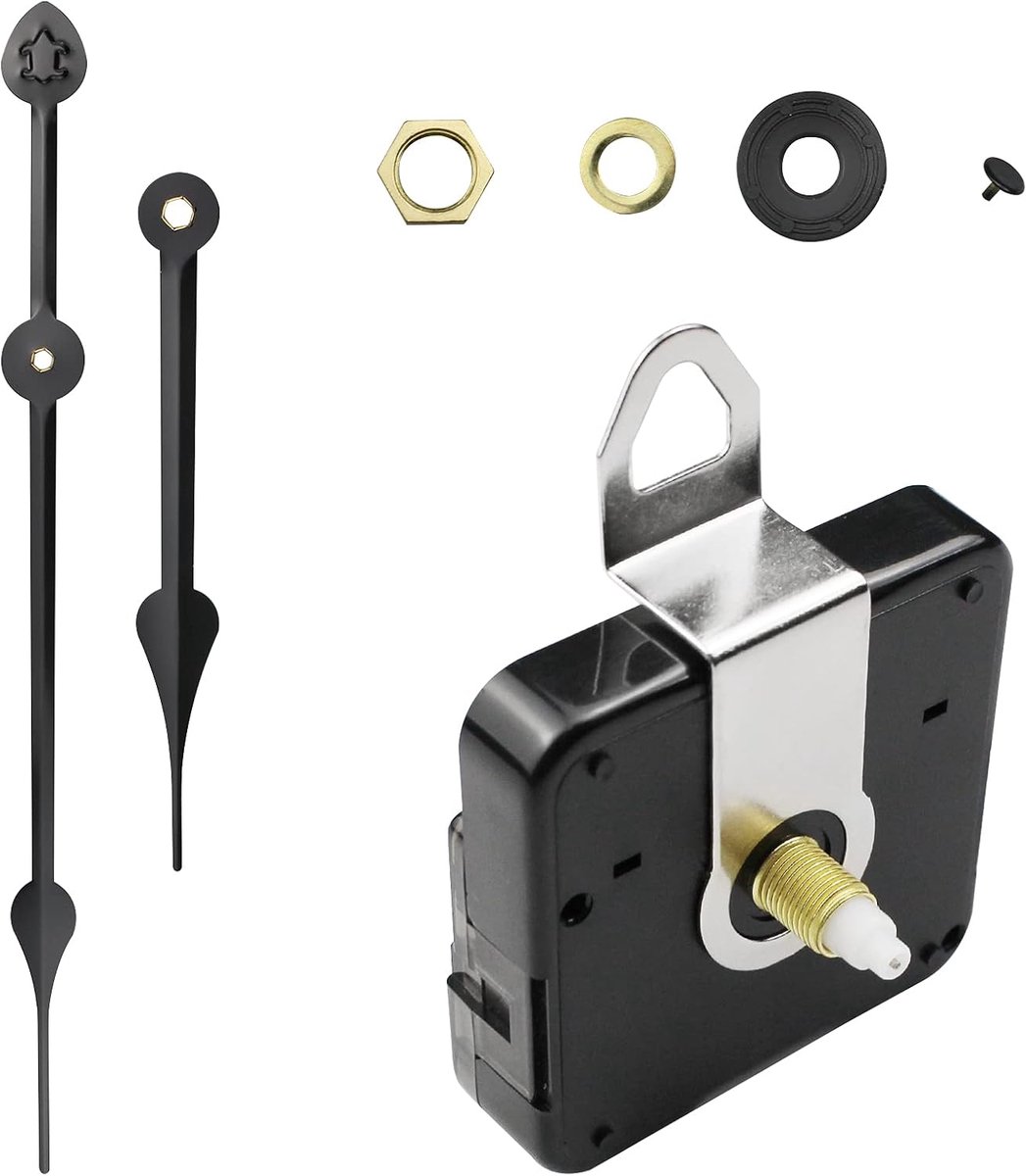 SnelShoppen - 15mm Quartz Beweging Mechanisme voor Wandklok Reparatie - Lichtgewicht ABS en Aluminium - Duurzaam en Corrosiebestendig - Perfect voor K