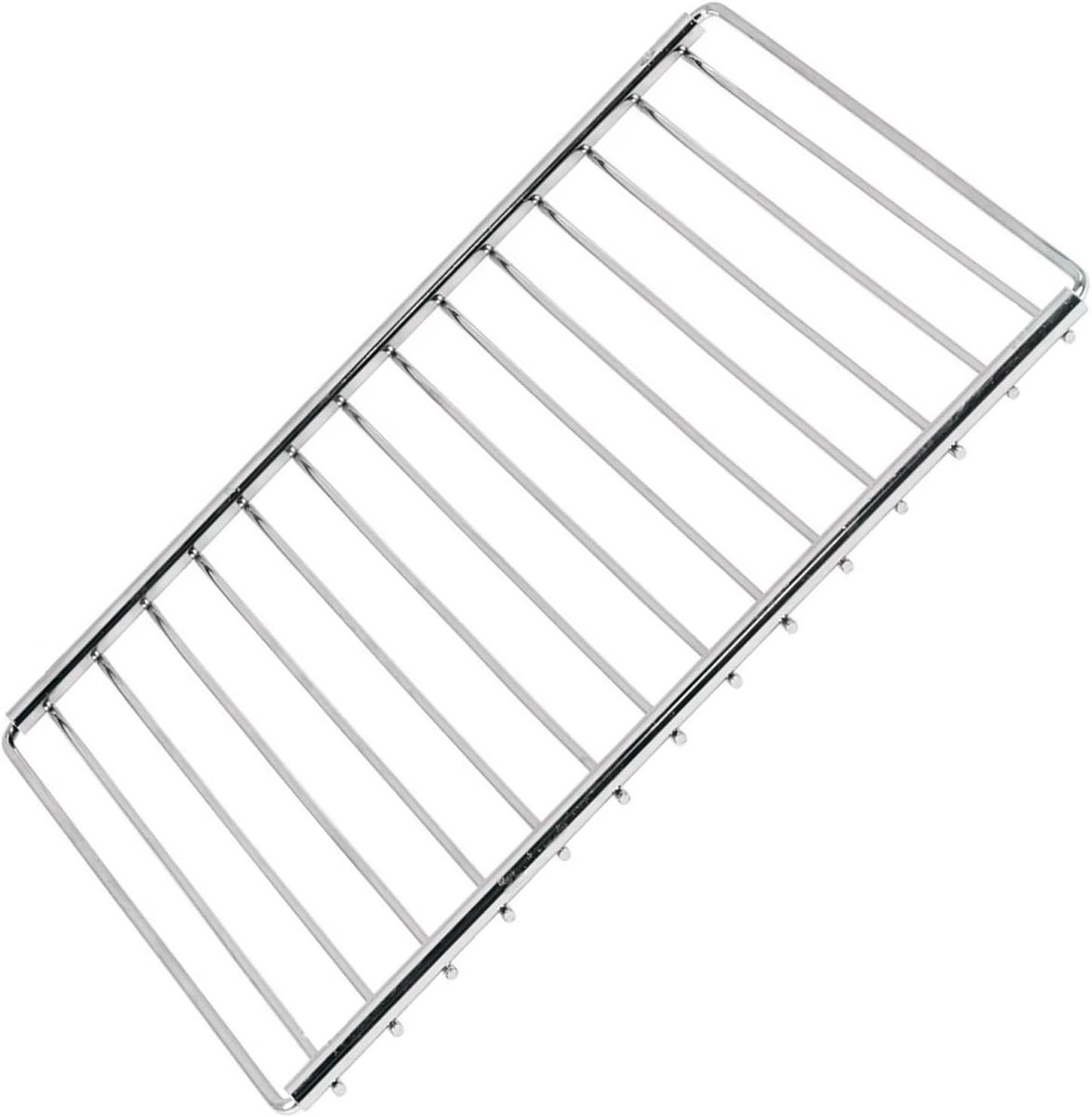 SnelShoppen - Sliding Grill 38-64 cm x 32 cm - Verstelbare RVS Grill met Ingebouwde Montage Sleutel - Perfect voor BBQ, Camping en Tuin