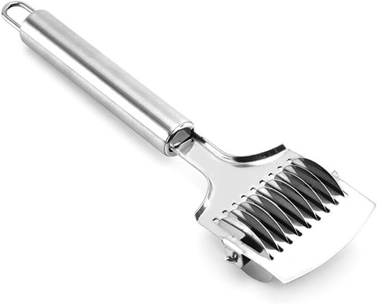 SnelShoppen - Roestvrijstalen Noodle Cutter - Handmatige Pastaroller met Antislip Handvat - Multifunctionele Noedelmaker voor Keuken en Huishoudelijk van Snelshoppen — afbeelding 4