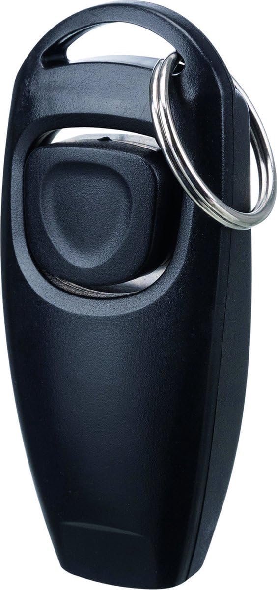 SnelShoppen - Hondenfluitje en Clicker – Honden Training – Puppycursus - Fluit - Zwart – Effectieve Trainingstool voor Obedient Gedrag
