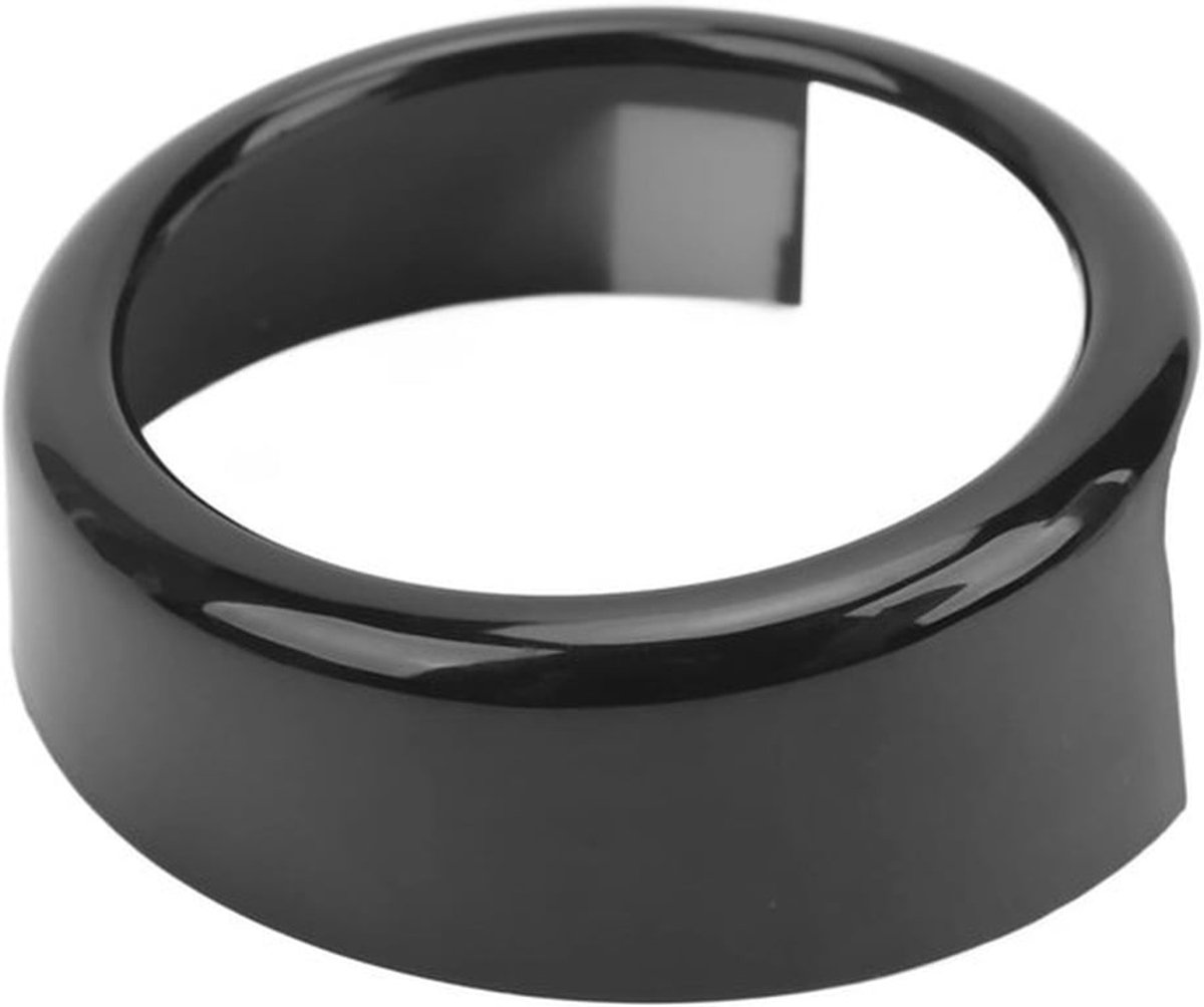 Zwarte Glanzende Grille Embleem Ring - Vervangende Decoratie voor Auto's, Logo Accessoire en Styling Upgrade