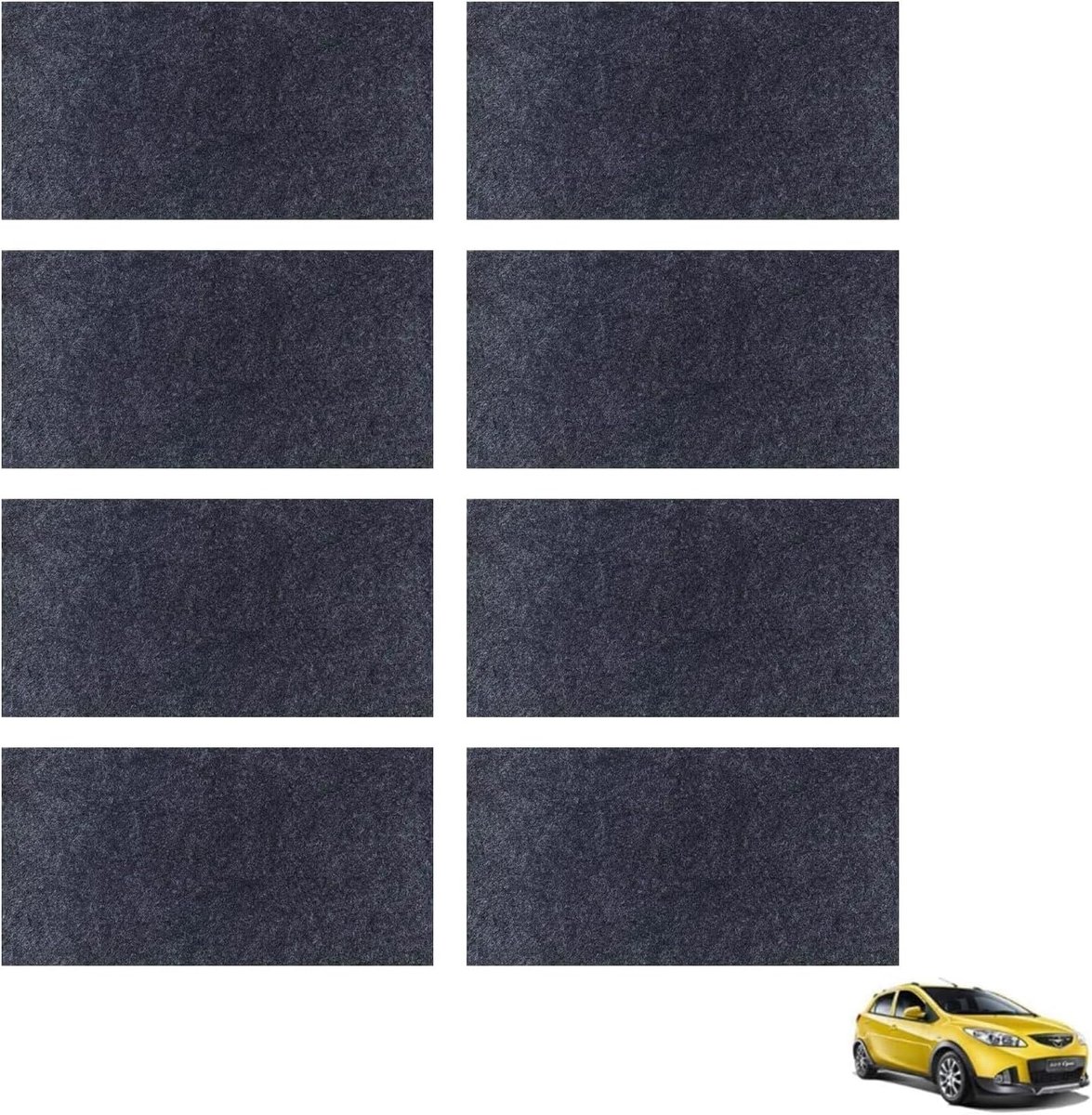 SnelShoppen - 8pcs Nano Sparkle Doeken voor Auto, Krassen Verwijderaar, Multifunctionele Polijstdoeken, Hoogwaardige Nano Stoffen voor Alle Kleuren Vo