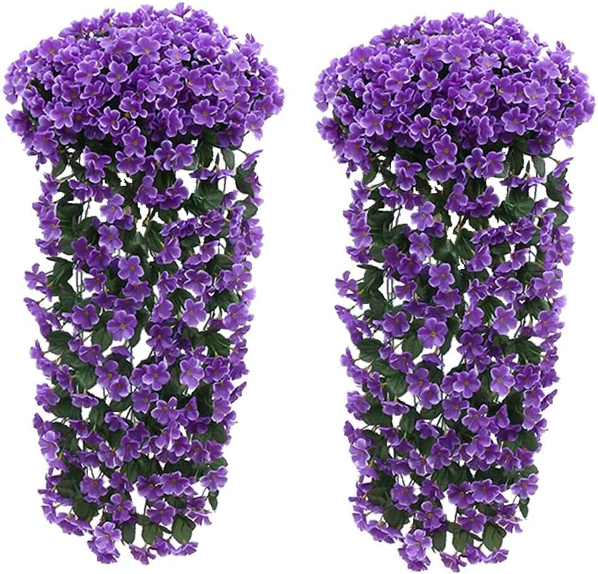 SnelShoppen - Kunstmatige Wisteria Bloemen Wisteria Vine Garland - Zijde Bloemen en Bladeren - Perfect voor Bruiloften, Tuin, Buiten Decoratie, Feest,