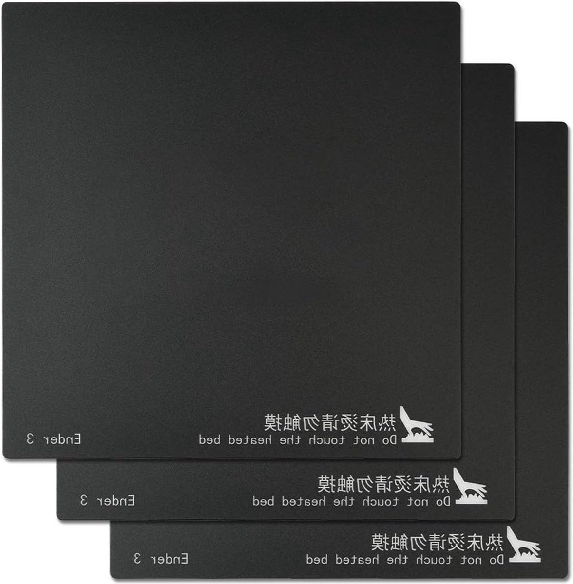 Pack van 3 Geprinte Circuitplaten, 235 x 235 cm, 3D Printer Oppervlak, Verwarmingsbed, Vervangbare Hechtband, Herbruikbare Hechting Pad voor 3D Printers