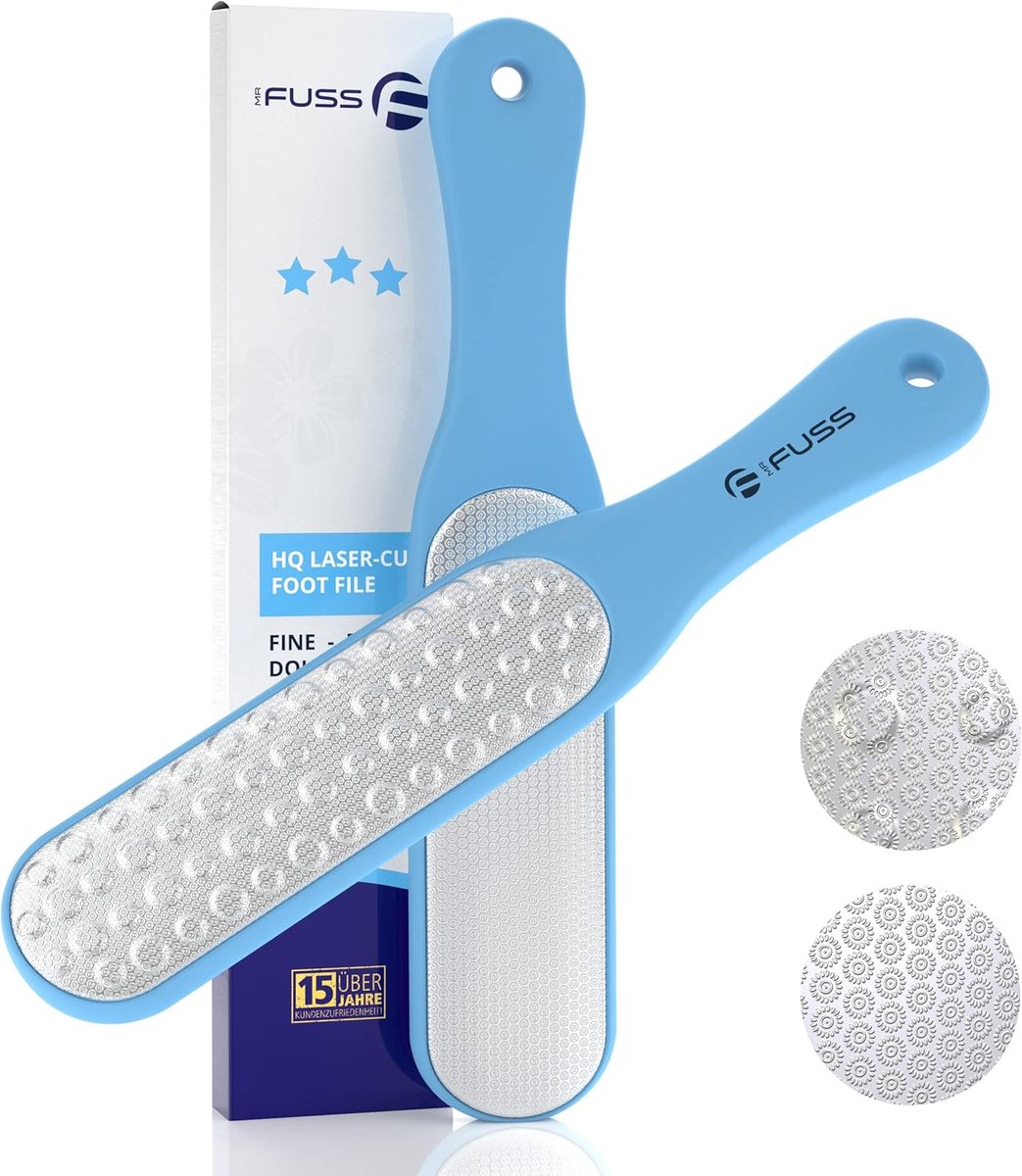 SnelShoppen - Callus Remover Voetvijl met Laser Snijden - Zachte Eeltverwijdering voor Thuis, Pedicure, Voetverzorging, Eeltvijl, Voetgrater