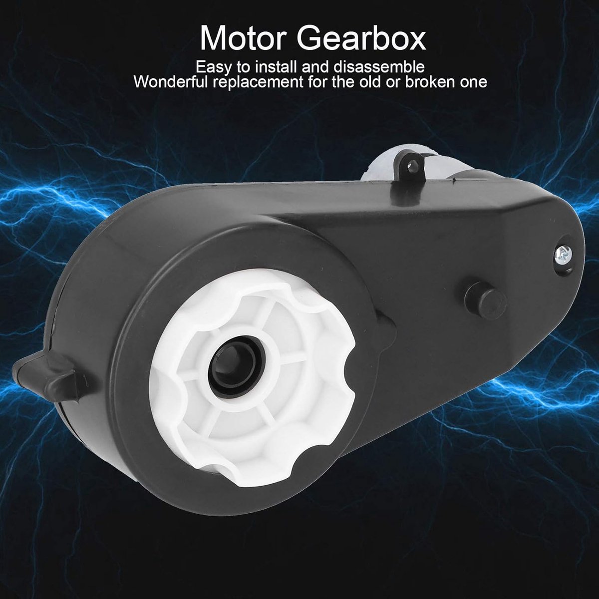 SnelShoppen - Motor Gearbox 24V 18000RPM Voor Kinderen - Elektrische Auto Motor Gearbox Vervangingsonderdelen - Hoogwaardige Kinderauto Accessoires