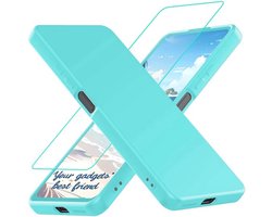 ebestStar - Hoes geschikt voor Wiko Rainbow Jam 4G, Beschermhoes Siliconen Schokbestendig, Dun en Flexibel, Blauw + Gehard Glas