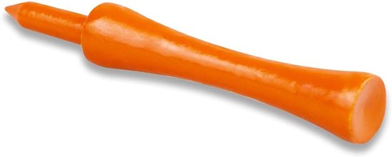 Tees Pack van 100 Castle Tees Houten Golf Tees (Oranje 70MM) — afbeelding 2