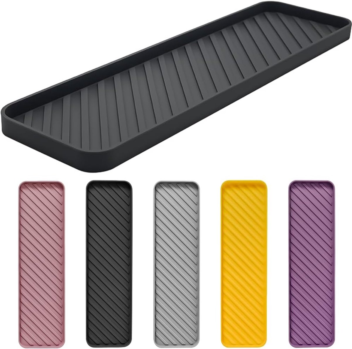 SnelShoppen - Silicone Soap Holder en Sponge Holder voor Keuken en Badkamer - Multifunctionele Organiser voor Vaatwasmiddel, Toiletten, Make-up en Tri