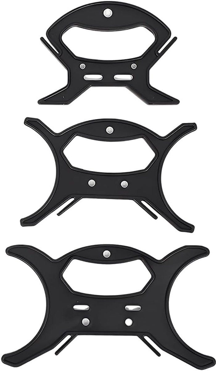 SnelShoppen - 3 Stuks Kabelhaspel van Parachutetouw - Kabelorganizers voor Paracord-Touw - 3 Maten - Duurzaam ABS-Kunststof - Voorkomt Klitten en Knop