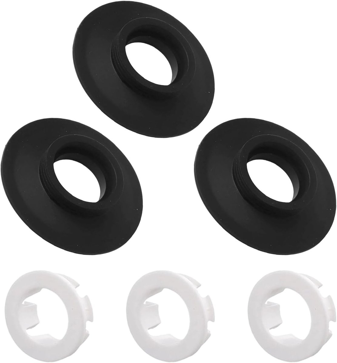 Set van 3 rubberen jachtventielafdichtingen voor toilettank, ideale accessoires voor waterbesparing en lekkagepreventie