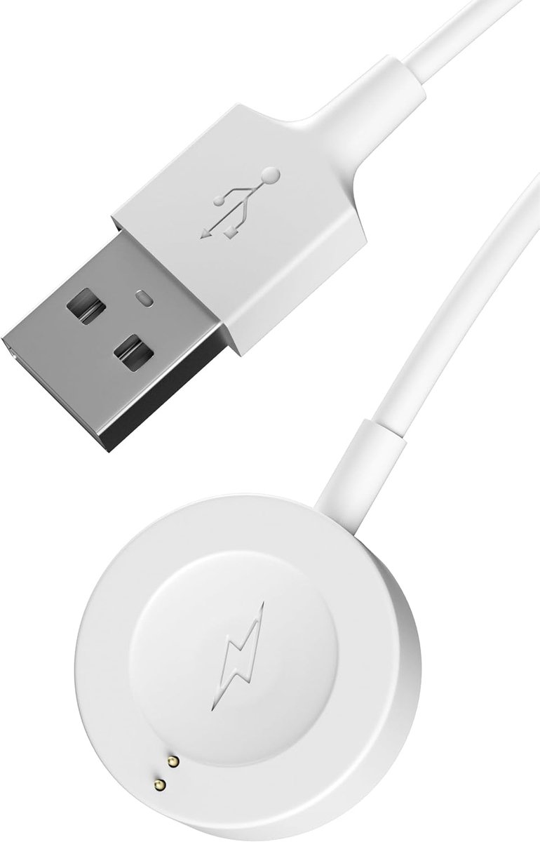 SnelShoppen - Snelle Oplaadkabel voor Smartwatches - Draadloze Magnetische USB Oplader - Geschikt voor Diverse Merken - 1 Meter Lang - Ideaal voor Thu