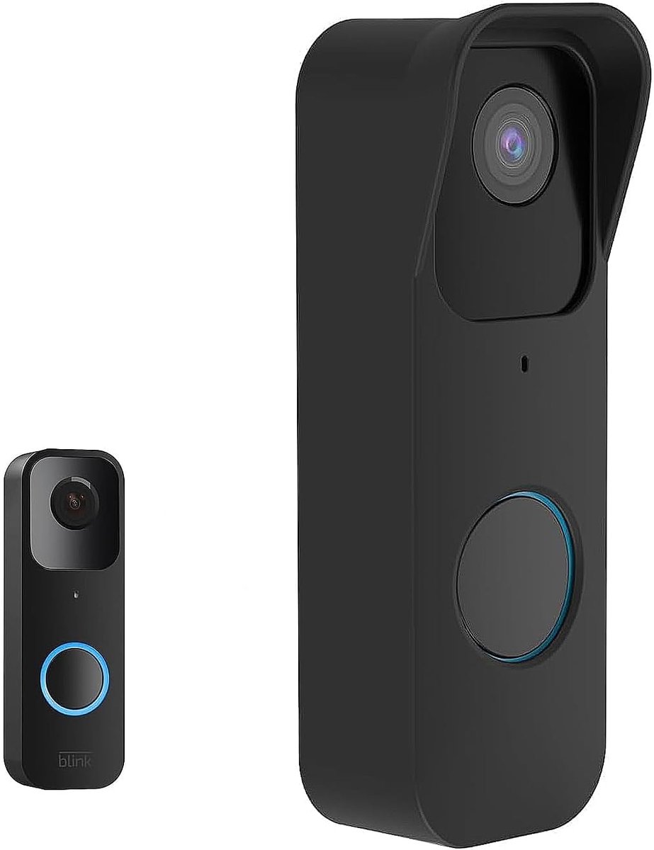 honecumi Blink Doorbell Protective Cover, Silicone Cover for Blink Video Doorbell, Holder No Drilling, Accessories - ShopVlot