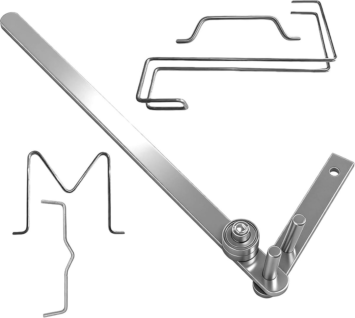 Handbuigmachine, multifunctionele buiginrichting voor 1-10 mm ijzeren stangen, buisbuiger, 0-180° voor draad, staal - ShopVlot
