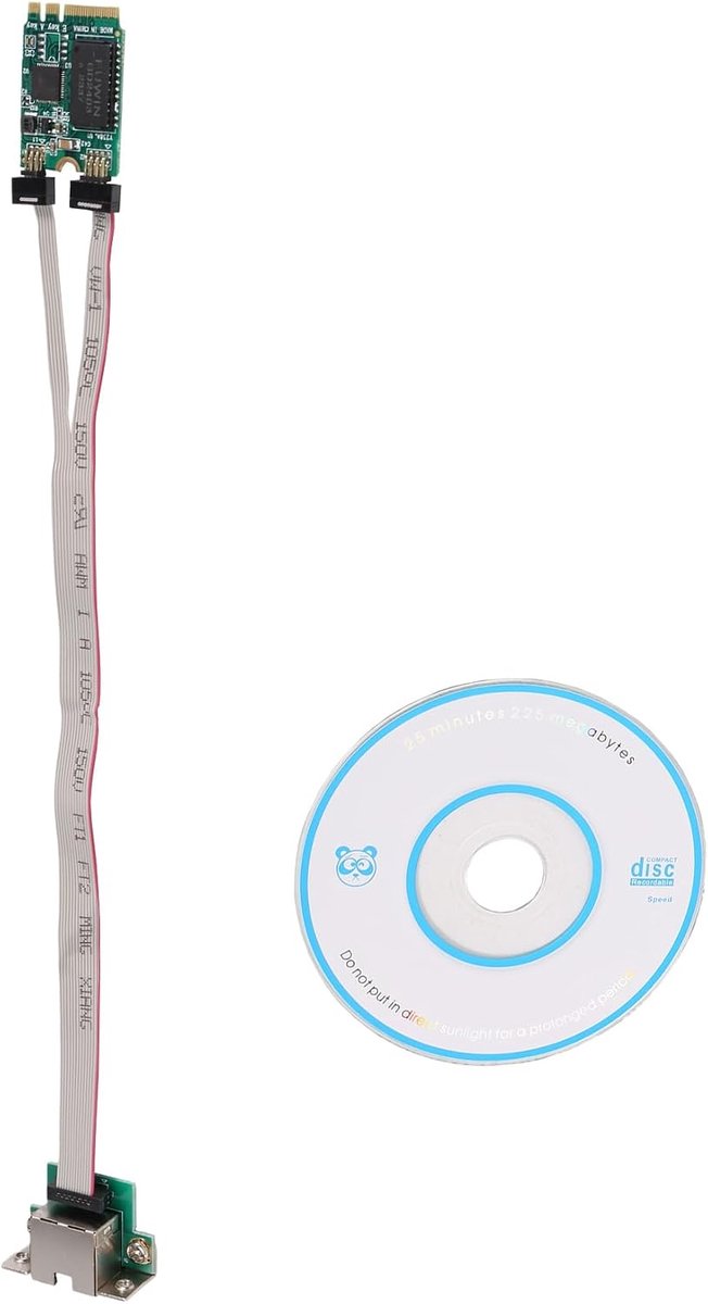 M.2 A+E Key 2.5G Ethernet LAN-kaart RTL8125B netwerkkaart voor industriële besturing PCI Express netwerkadapter - ShopVlot
