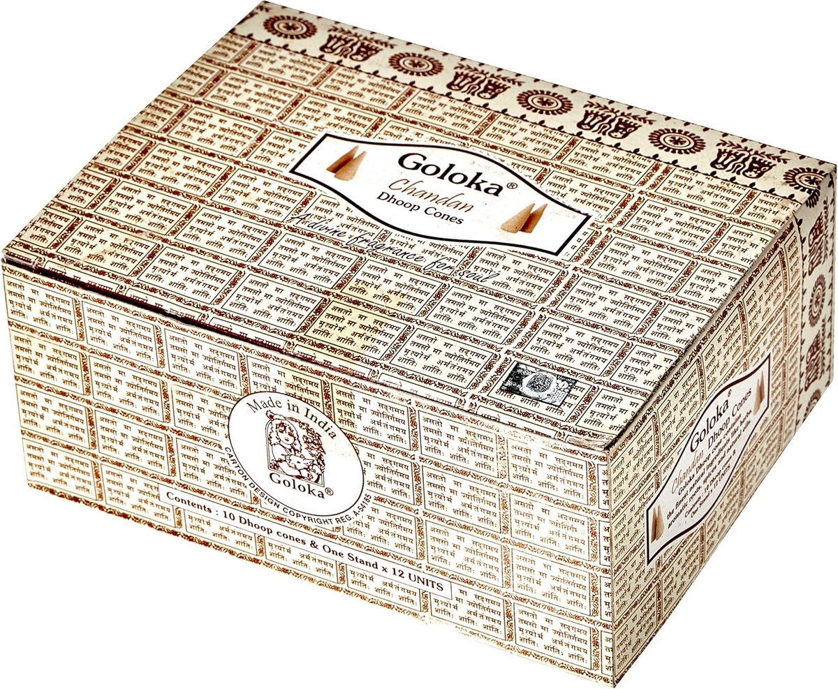 Goloka McGuinness Incense Cones, Pack of 12 - ShopVlot