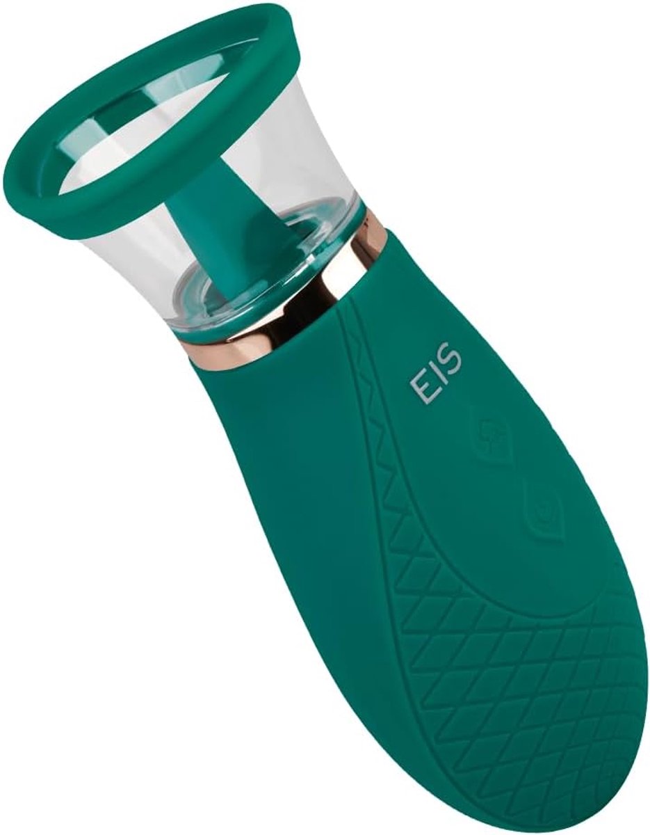 EIS Tongue Vibrator with Suction Function, 17 cm, Waterproof, Rechargeable - ShopVlot