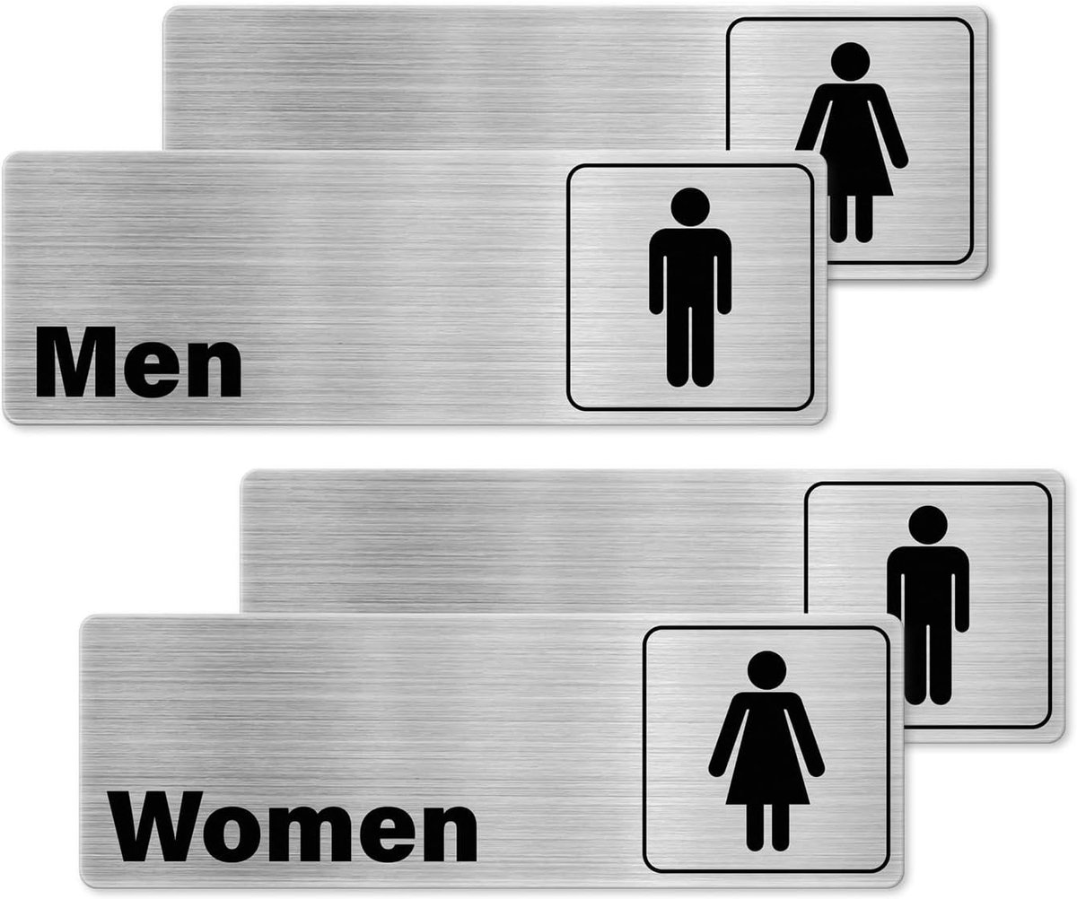 Toiletplaten 23 x 8 cm - set van 4 - stevig materiaal - ideaal voor hygiëne - ShopVlot
