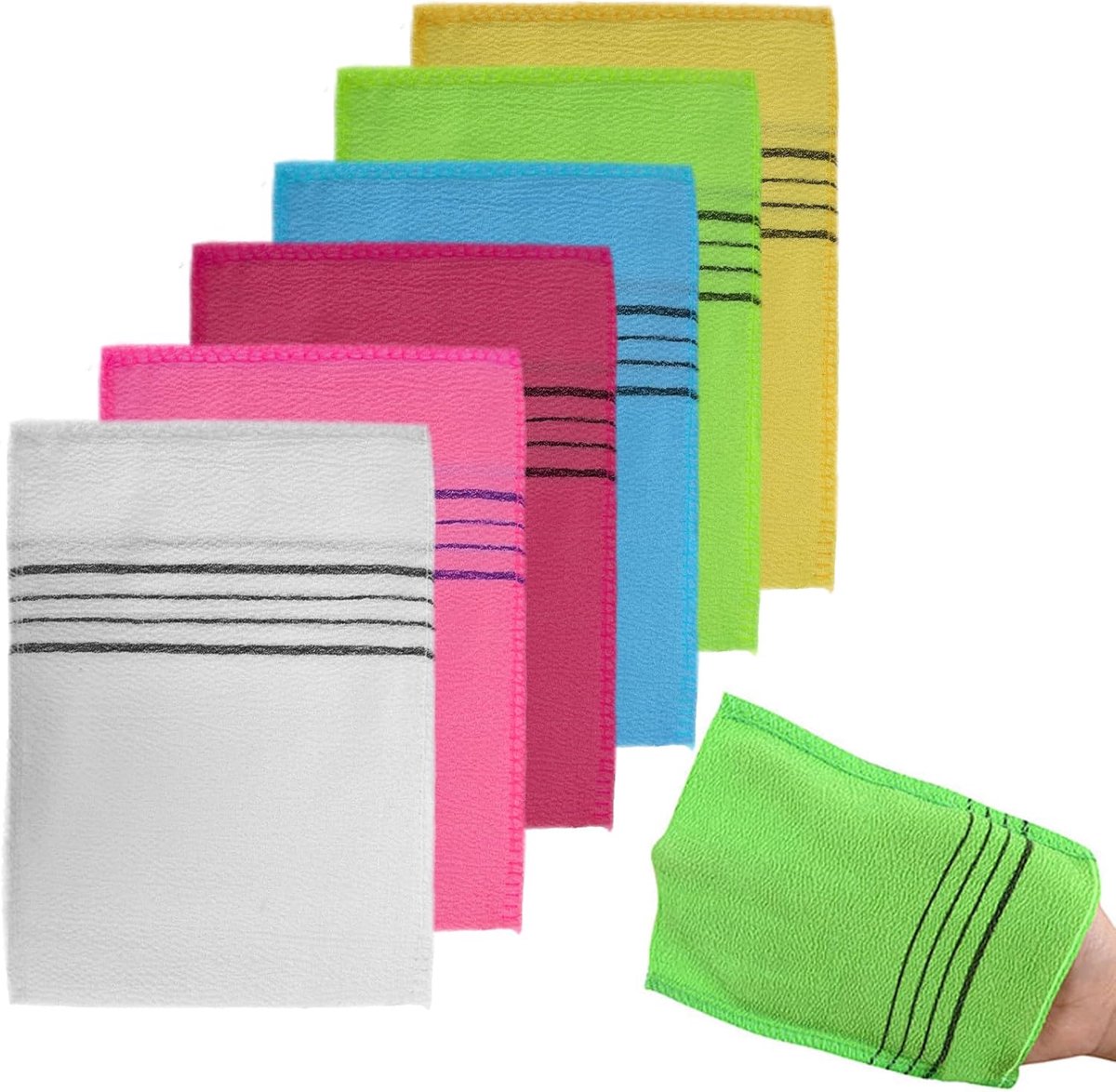 Peelinghandschoenen 8 stuks - Koreaanse exfoliatie - Voor een stralende huid - Verwijdert dode huidcellen - ShopVlot