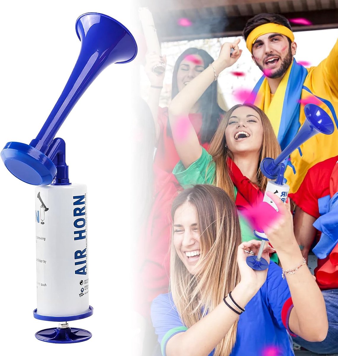 Handheld luchtfluit - super luid - draagbaar alarm - ideaal voor festivals - ShopVlot