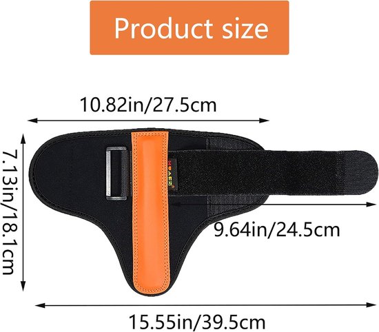 Golf-polssteun oranje-rood - schommeltrainer - verstelbaar - pijnverlichting voor beginners - ShopVlot van GOLF — afbeelding 5