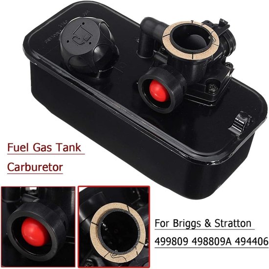 carburateur benzine grasmaaier passend voor Briggs & Stratton 494406 499809 498809A — afbeelding 2
