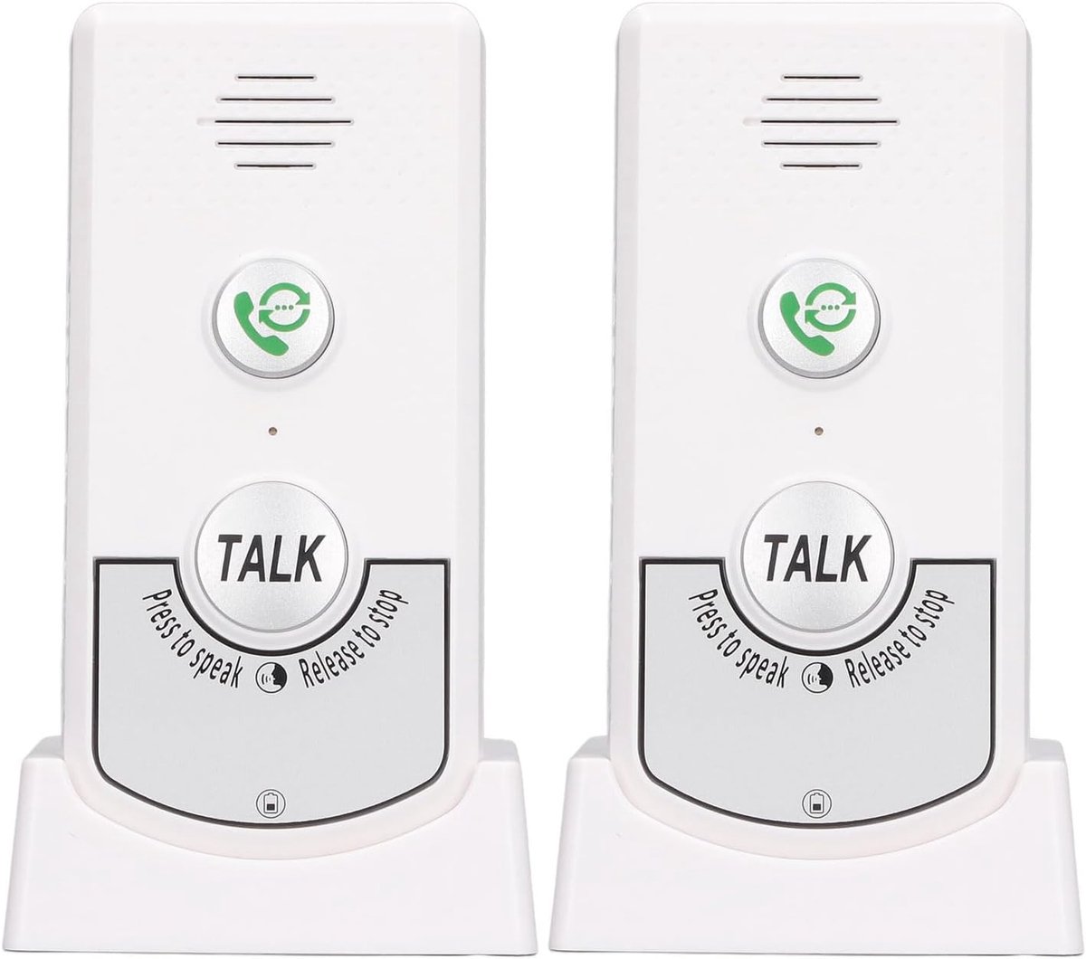Intercoms Draadloos voor Thuis 20~50M Bereik - 2-Wege Communicatie - Ideaal voor Babykamer en Kantoor - ShopVlot