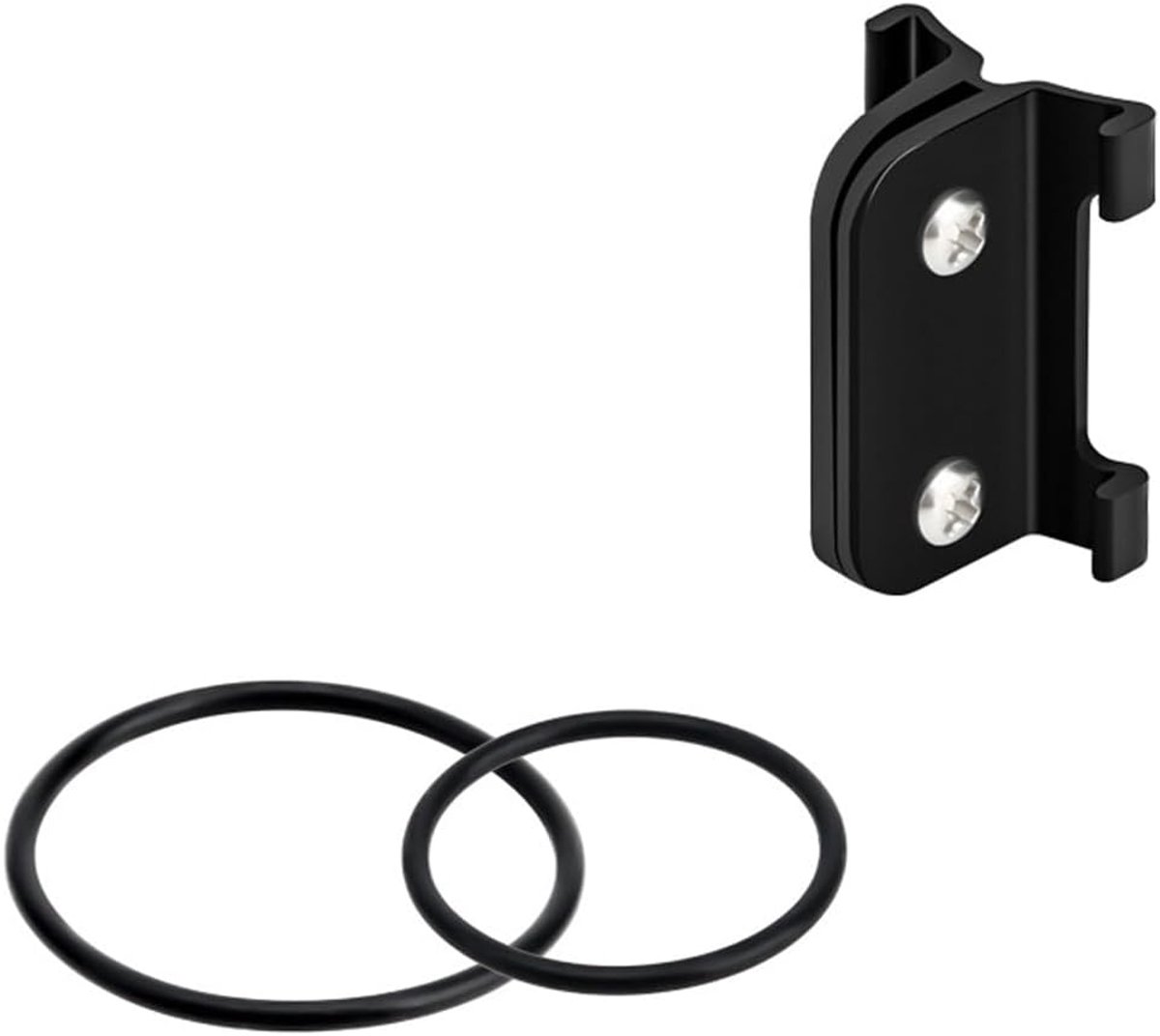 Nummerplaathouder voor fiets - universeel voor rond en aero-stuur - PVC-nummerplaat - met actiecamera-adapter - ShopVlot