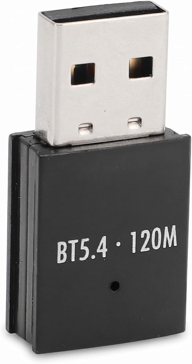 USB Bluetooth Adapter - Bluetooth 5.4 Ontvanger en Zendert - 120M Bereik - Ondersteunt Windows 11/10/8.1 - ShopVlot