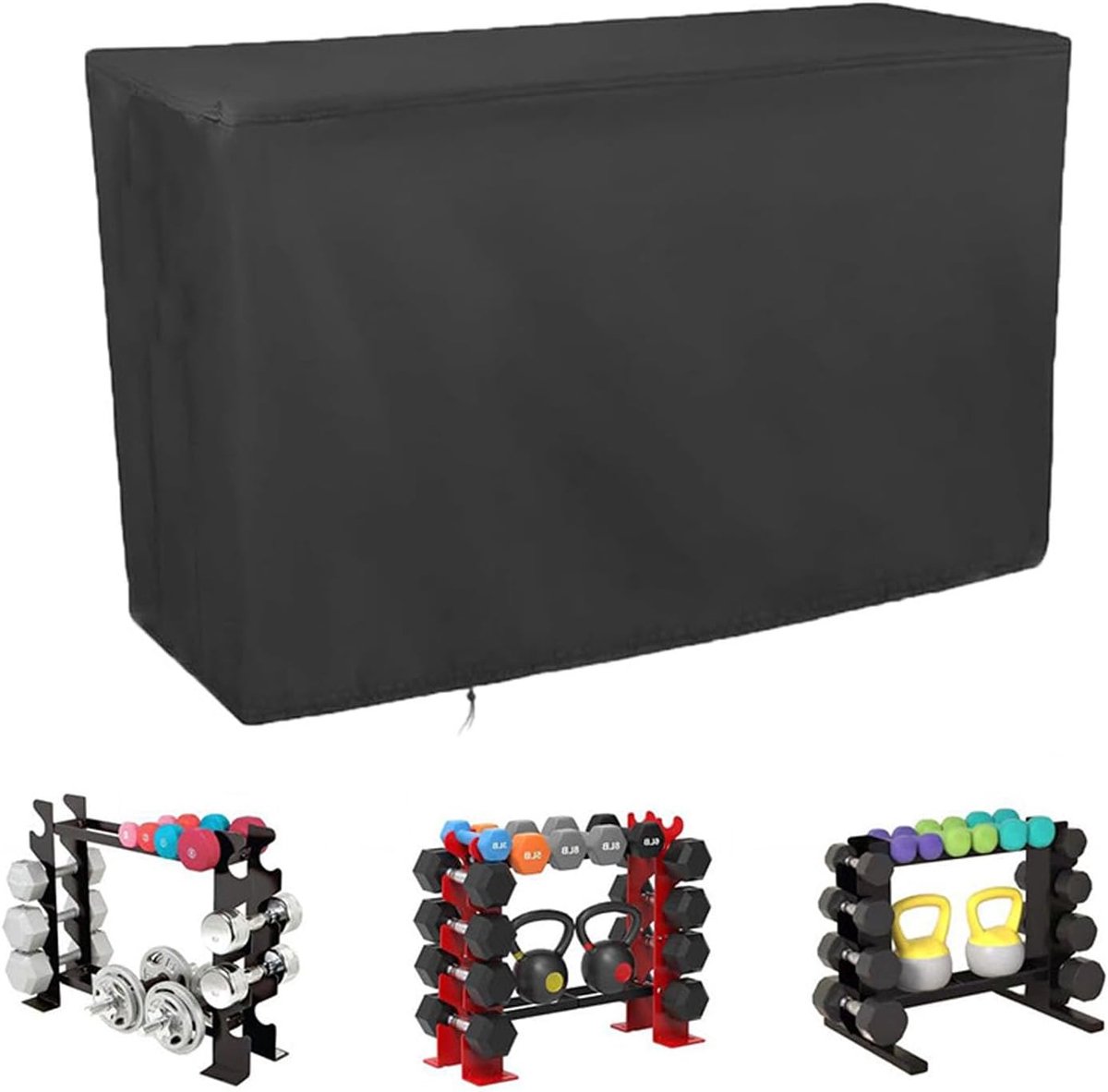 Dumbbell Rack Cover 27 inch - Waterdicht Oxford Katoen - Stofdicht en Beschermend - Ideaal voor Thuisgym - ShopVlot