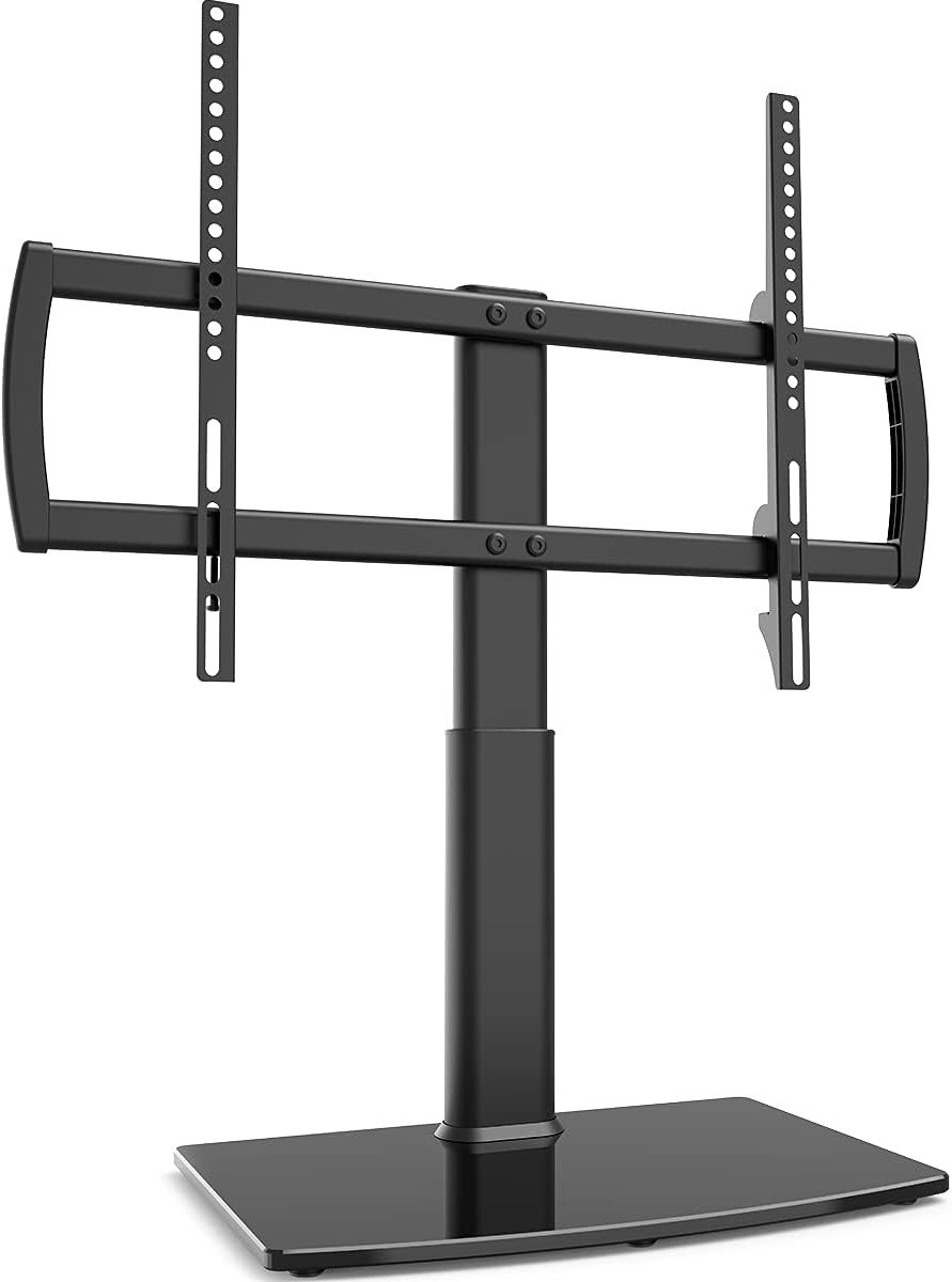 TV standaard voor 32 tot 65 inch - hoogte verstelbaar - stevig glas - veilig en stabiel - ShopVlot