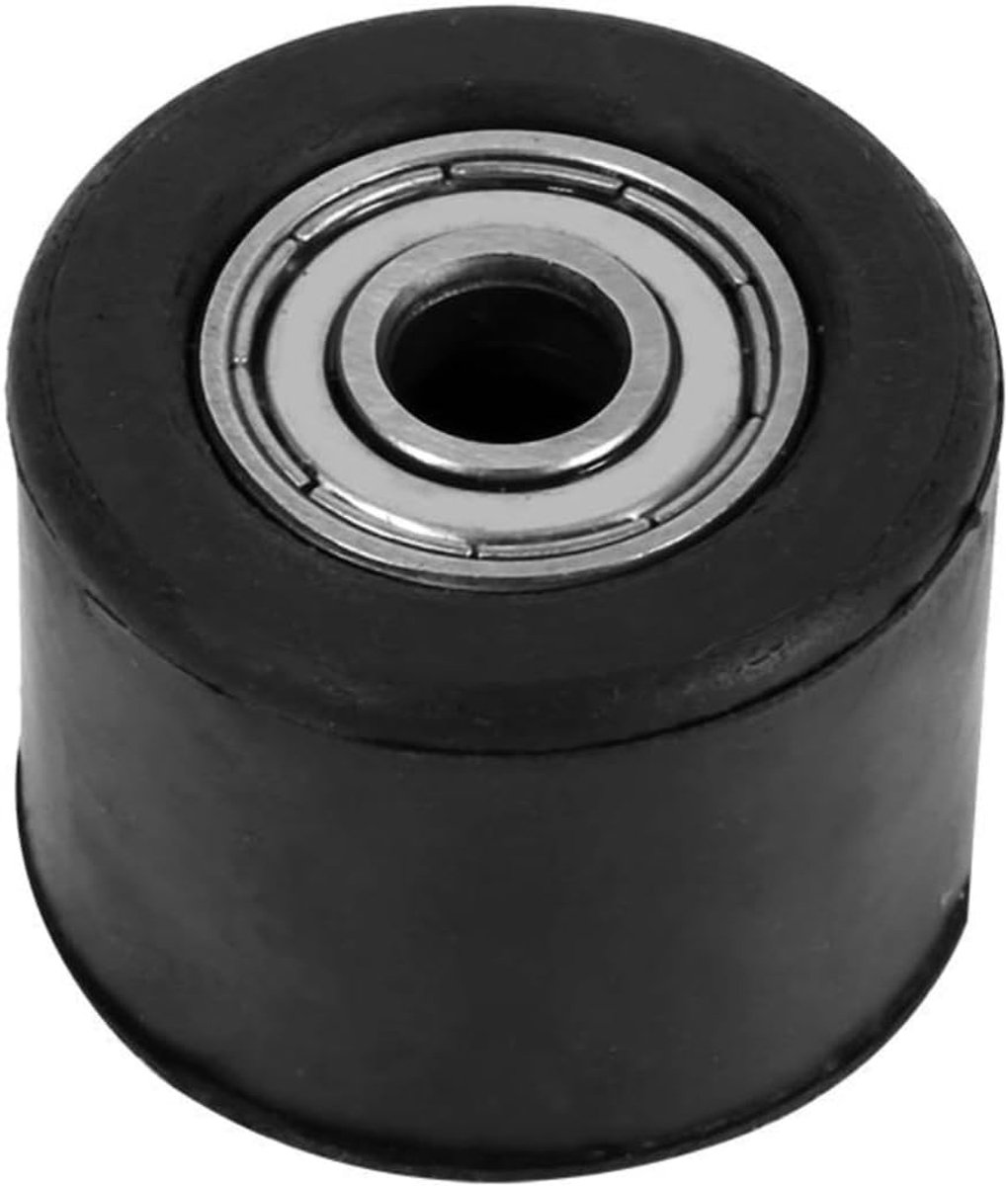 Kettingroller 8mm - Rubber/Iron - Zwart - Houdt ketting uitgelijnd - ShopVlot