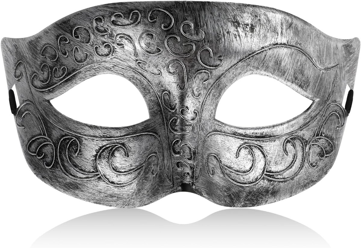 Gjinxi masker voor mannen - Venetiaans retro - halfmasker - perfect voor carnaval en feesten - ShopVlot