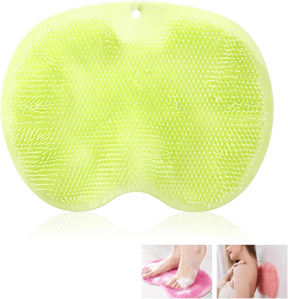 Voetmassageapparaat antislip siliconen - massagepad voor rug en voeten - ideaal voor douchegebruik - ShopVlot