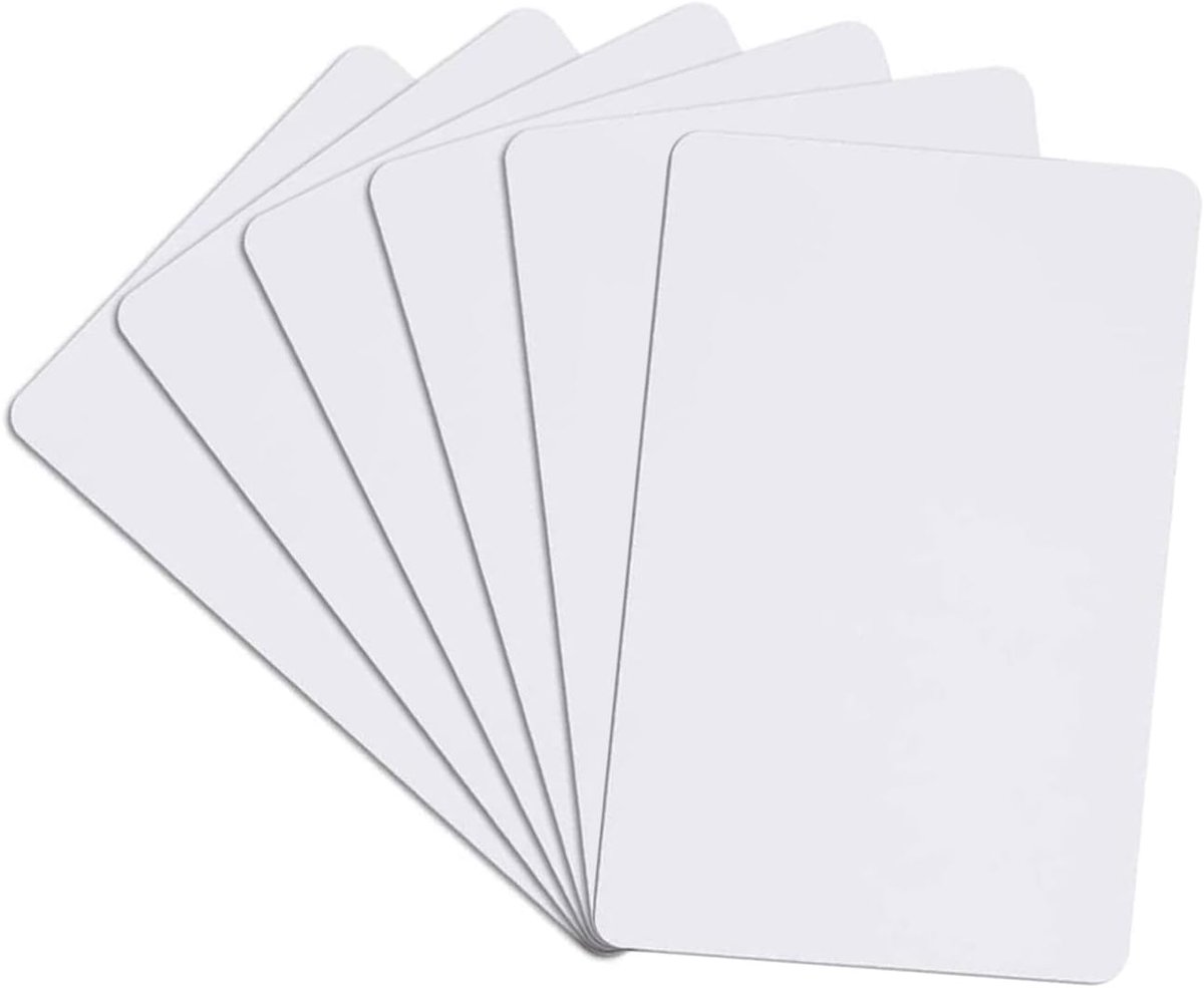 200pcs IC UID Blank Cards Writable PVC White 13.56MHz for Access Control 1K S50 MF1 Mi-fare - ShopVlot