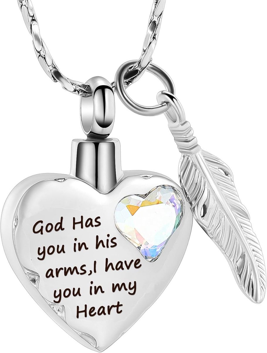 Heart Urn Necklace for Ash Cremation Jewelry Urn Necklace for Ash - ShopVlot