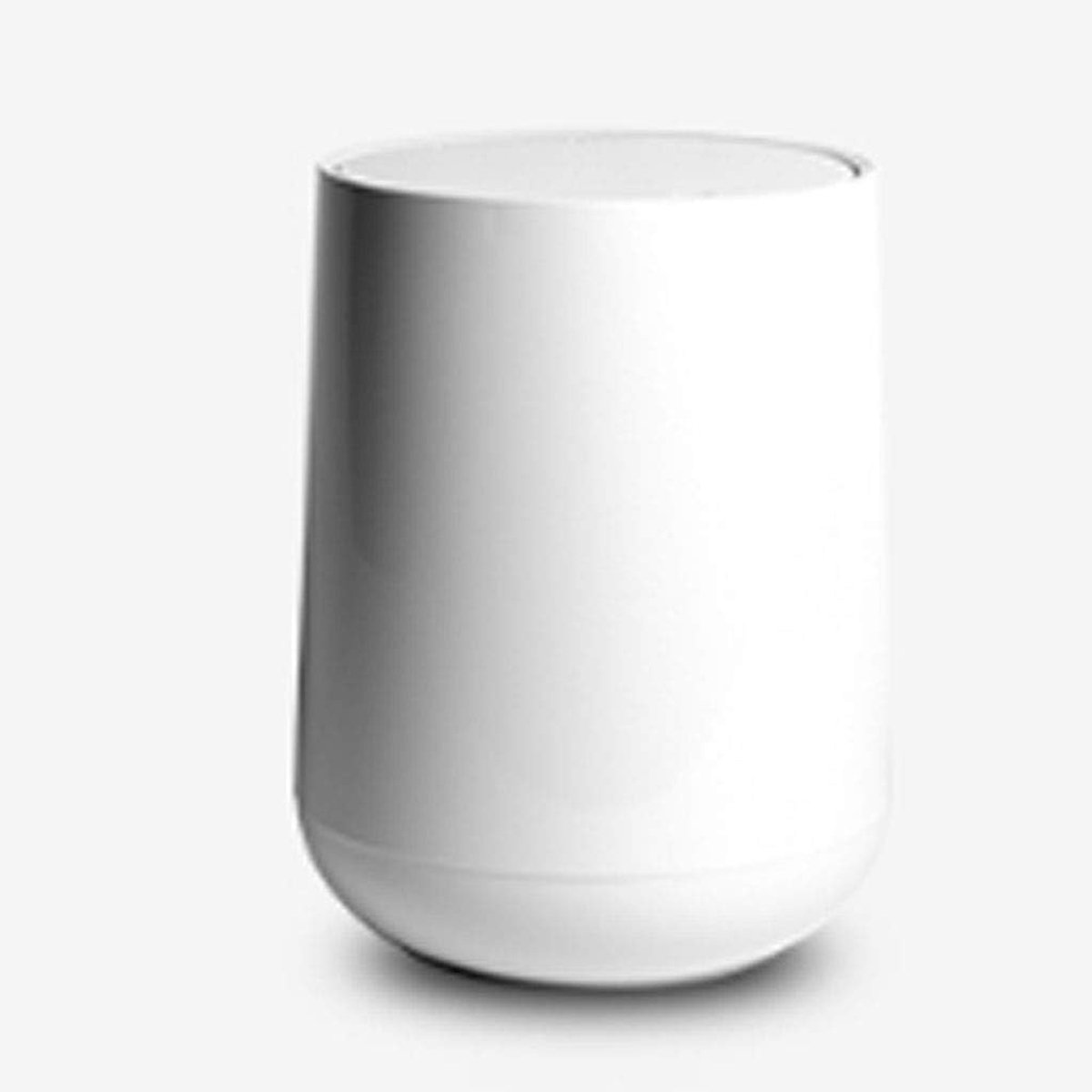 Nordic trash can with lid home living room creative simple bedroom bathroom trash can double plastic trash can - ShopVlot