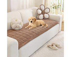 Royhom Thick Pet Sofa Slipcover Anti-Slip Sofa Slipcover 2 3 4 Seater Short Fiber Brown Sofa Cover Sofa Cover for - ShopVlot