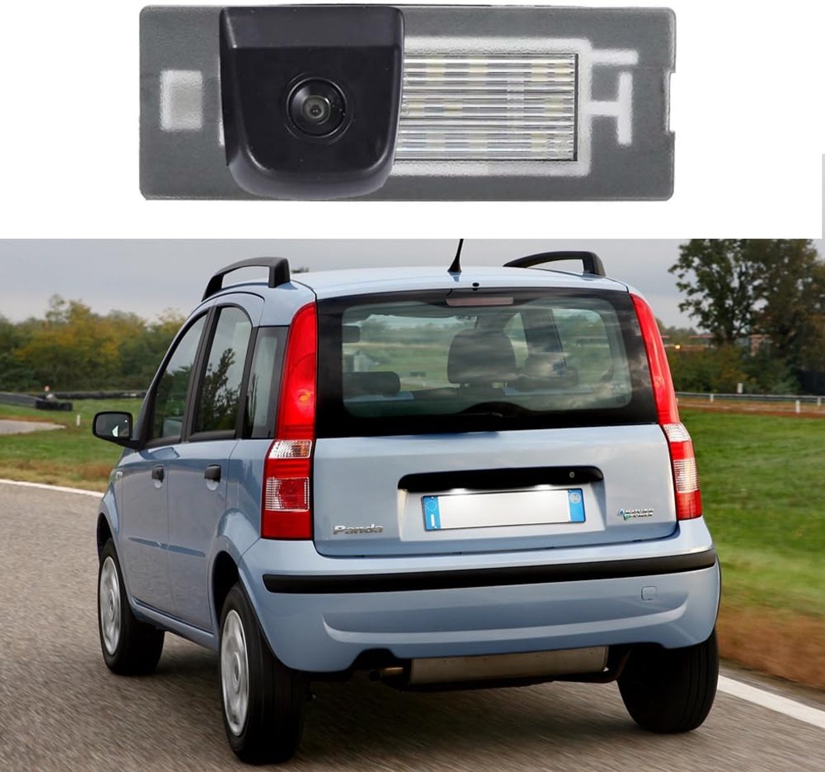 HD Rear View Camera Night Vision Car Rear View Camera Parking Aid Reversing System, For FIAT Panda Mk3 Mk4 Type 169 - ShopVlot
