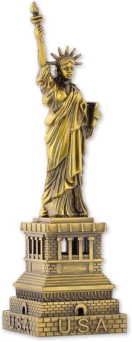 ds. distinctive style Statue of Liberty Model Statue of Liberty Metal Statue of Liberty Figure for Souvenirs (15cm) - ShopVlot
