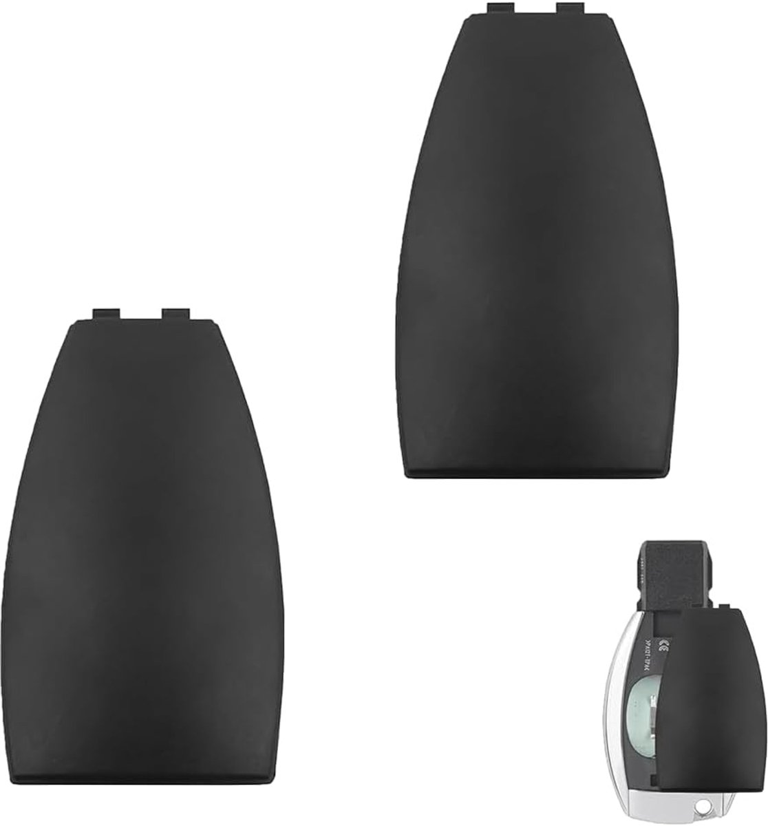 Vervangende autosleutelbehuizing 2 stuks - ABS materiaal - veilige grip - robuuste bescherming - ShopVlot