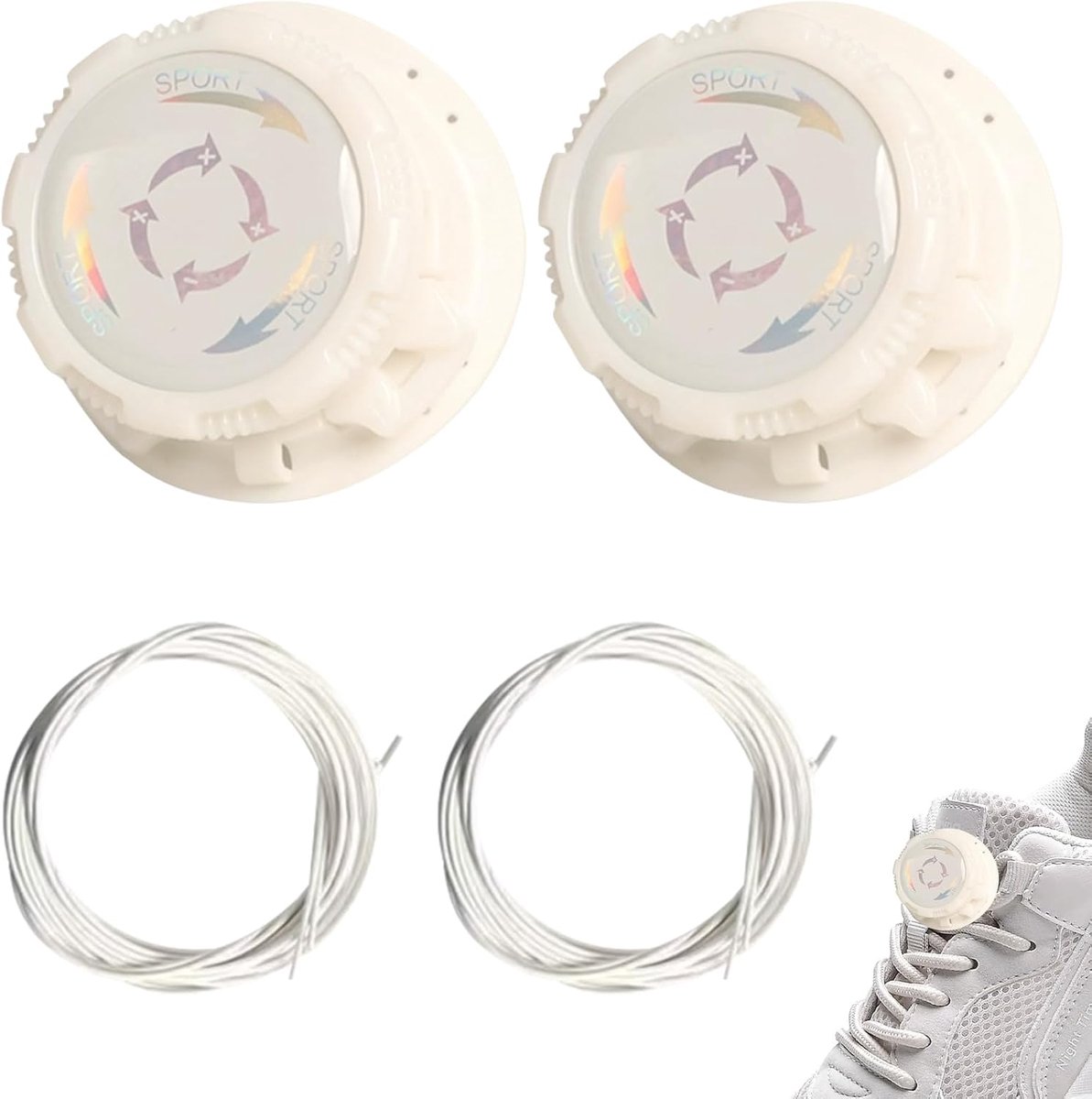 Snelafneembare schoenen - Automatische veters - Boa-sluiting - Ideaal voor sport en buitenactiviteiten - ShopVlot
