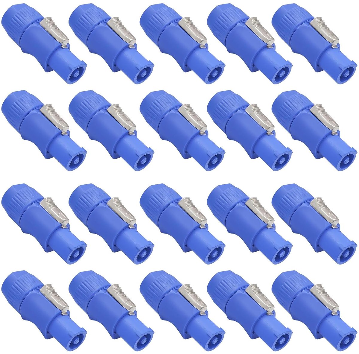 Powercon stekkers 20-pack - 3-pins AC stekker - 20A 250V - ideaal voor podiumverlichting - ShopVlot
