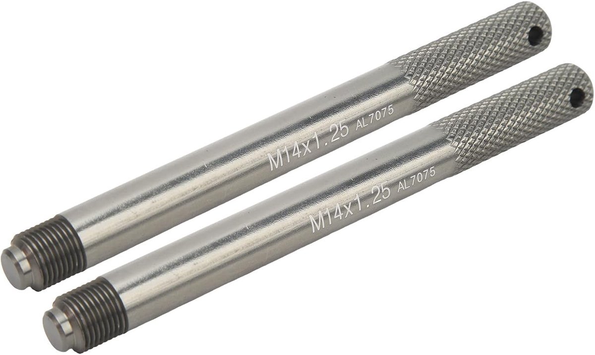 Wielafstemmingspin Set M14 x 1.25 - Aluminium Legering - Maximale Duurzaamheid - Voor Eenvoudige Bandenreparatie - ShopVlot