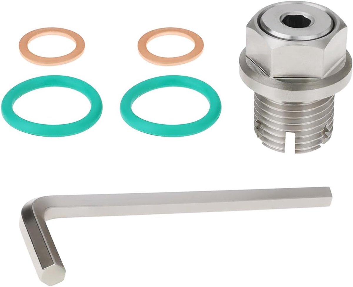 Olie Afvoer Plug 1.5x15mm - Zelftappende Reparatie Kit - Roestvrij staal - Eenvoudig te installeren - ShopVlot