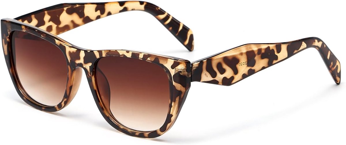 Zonnebril cat-eye retro - vintage stijl - UV-bescherming - ideaal voor feest en strand - ShopVlot