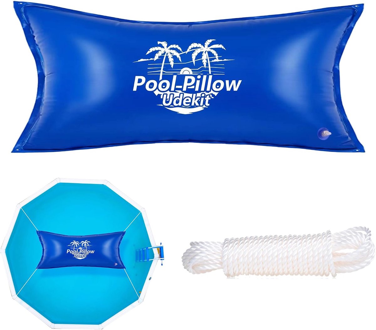 Zwembad Luchtkussen 120cm x 240cm - Inflatable - Antivries functie - Bescherming voor uw zwembad - ShopVlot