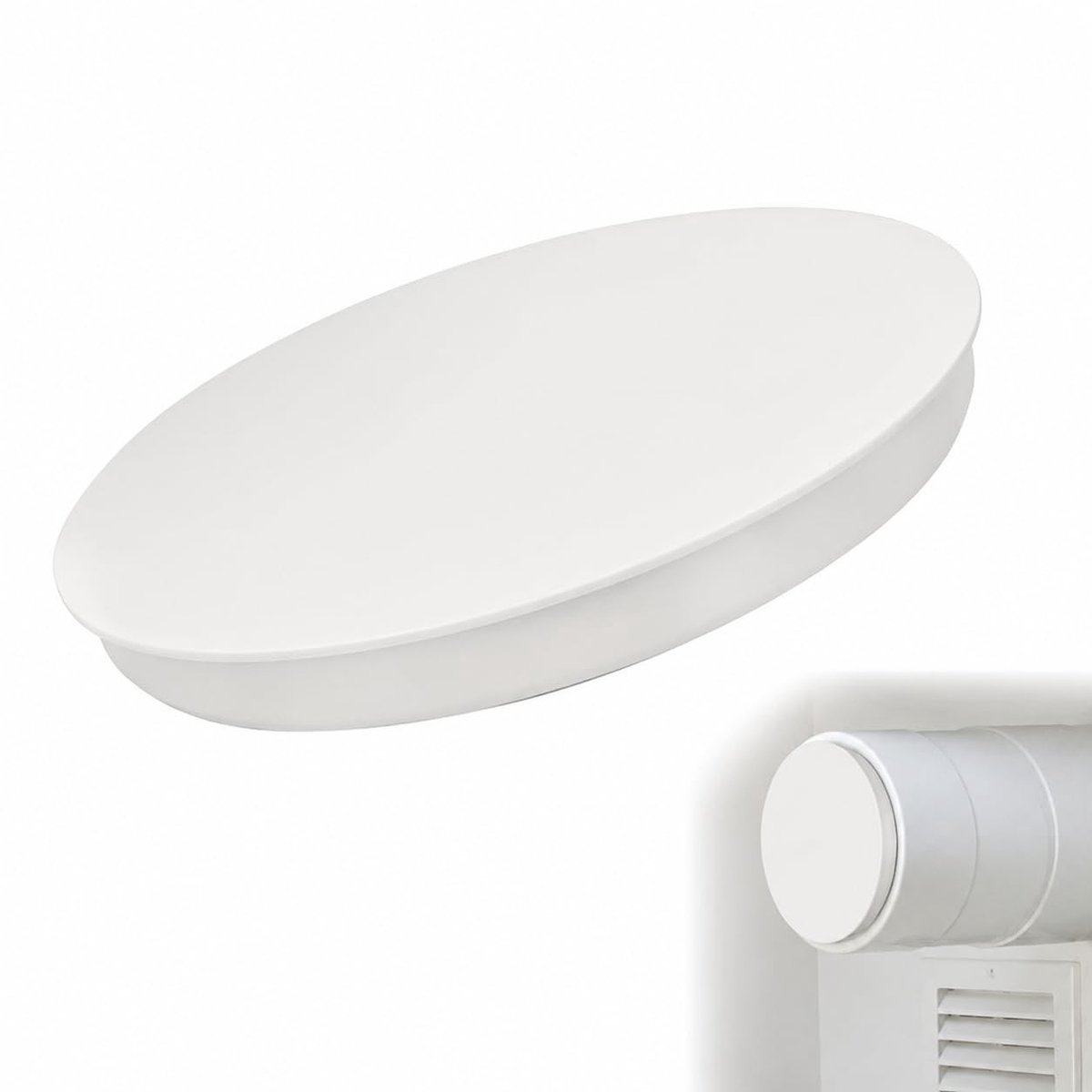 Solidchoice - Ventilatiebuis Afdekkap Ø150-160 mm, PVC Buisdeksel