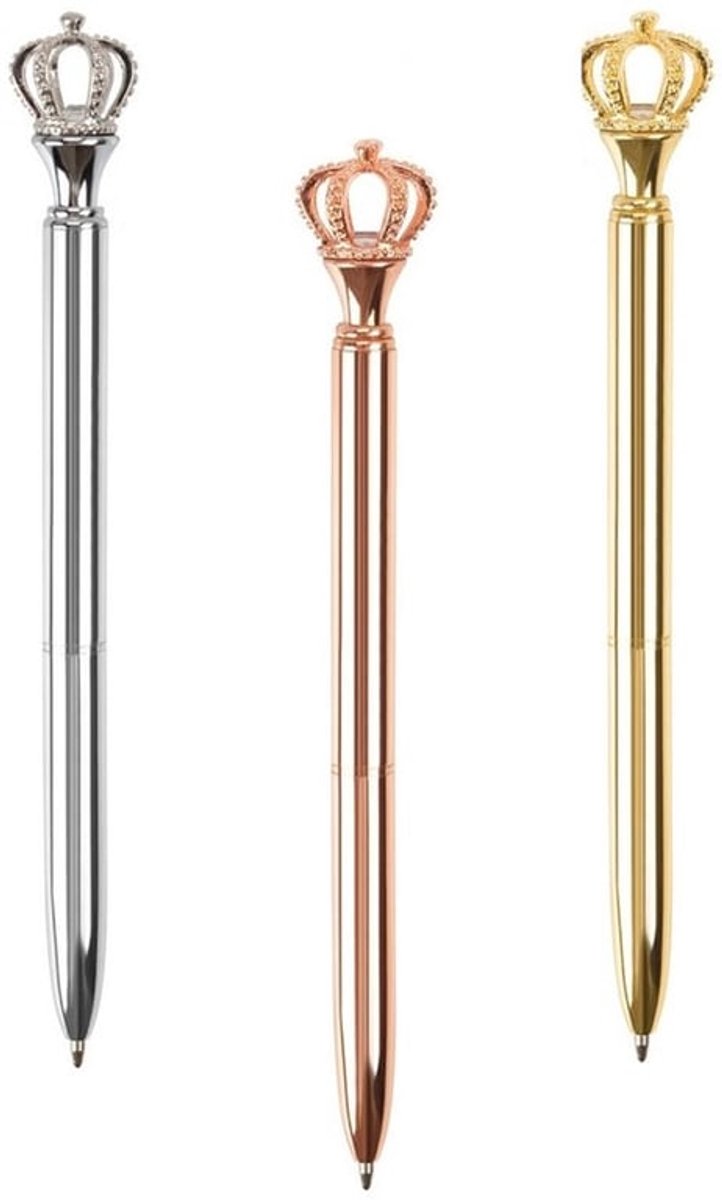 3 Stuks Metalen Balpen, 1 mm, Kantoorbenodigdheden, Schetspennen, Vrouwen, Balpen, Kantoorbenodigdheden, Cadeau, Geschikt voor School, Kantoor, Thuis