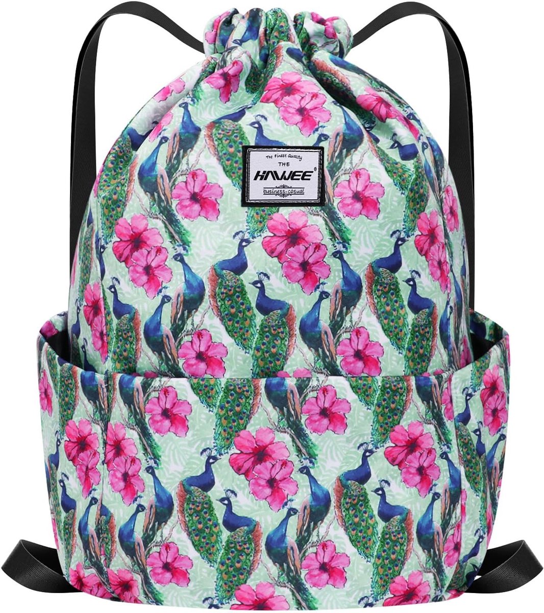Waterproof Drawstring Backpack Inner Pocket Large Gym Bag Drawstring Daypack Drawstring Bag Sports Bag Unisex for - ShopVlot